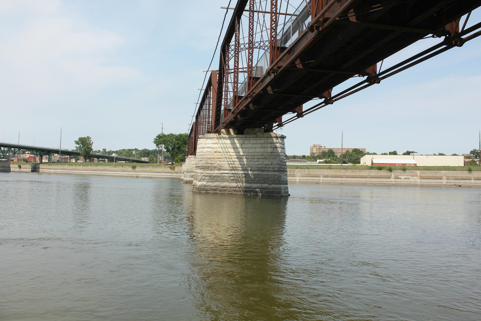 Looking north